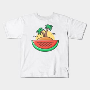 Watermelon Island Kids T-Shirt